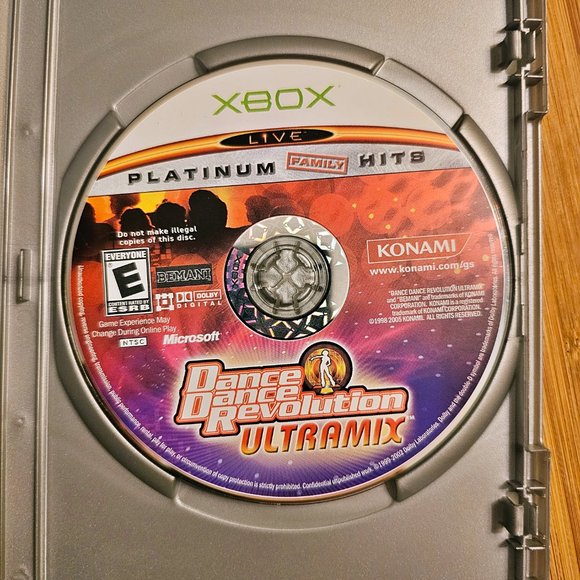 X-Box DDR Ultramix Platinum Hits Ed. EUC, Konami, Dance Dance Revolution - Picture 2 of 4